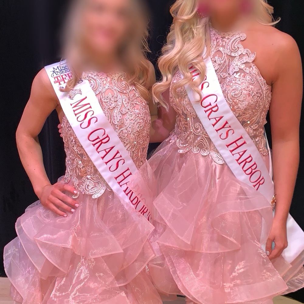 Sassy, pink, confection dress! Prom or pageant! - Picture 7 of 7